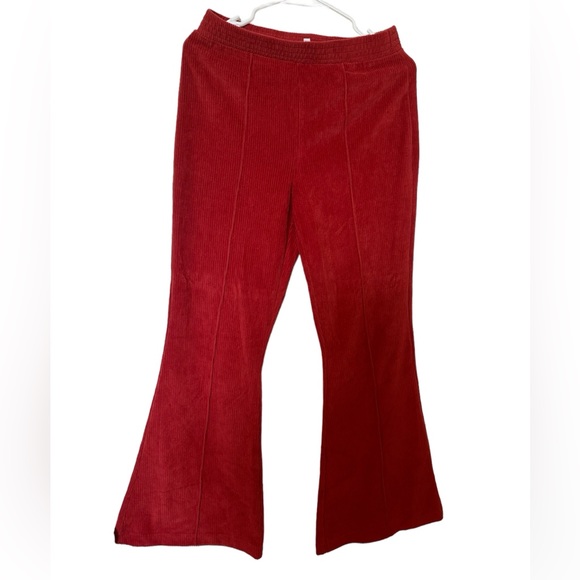 NWOT Aerie Groove On Velour High Waisted Flare Legging Size Small - Picture 1 of 6